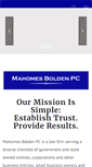 Mobile Screenshot of mahomesbolden.com